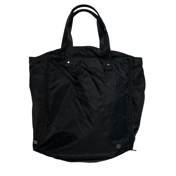 Lululemon Expandable Tote Black Bag - Picture 1 of 16